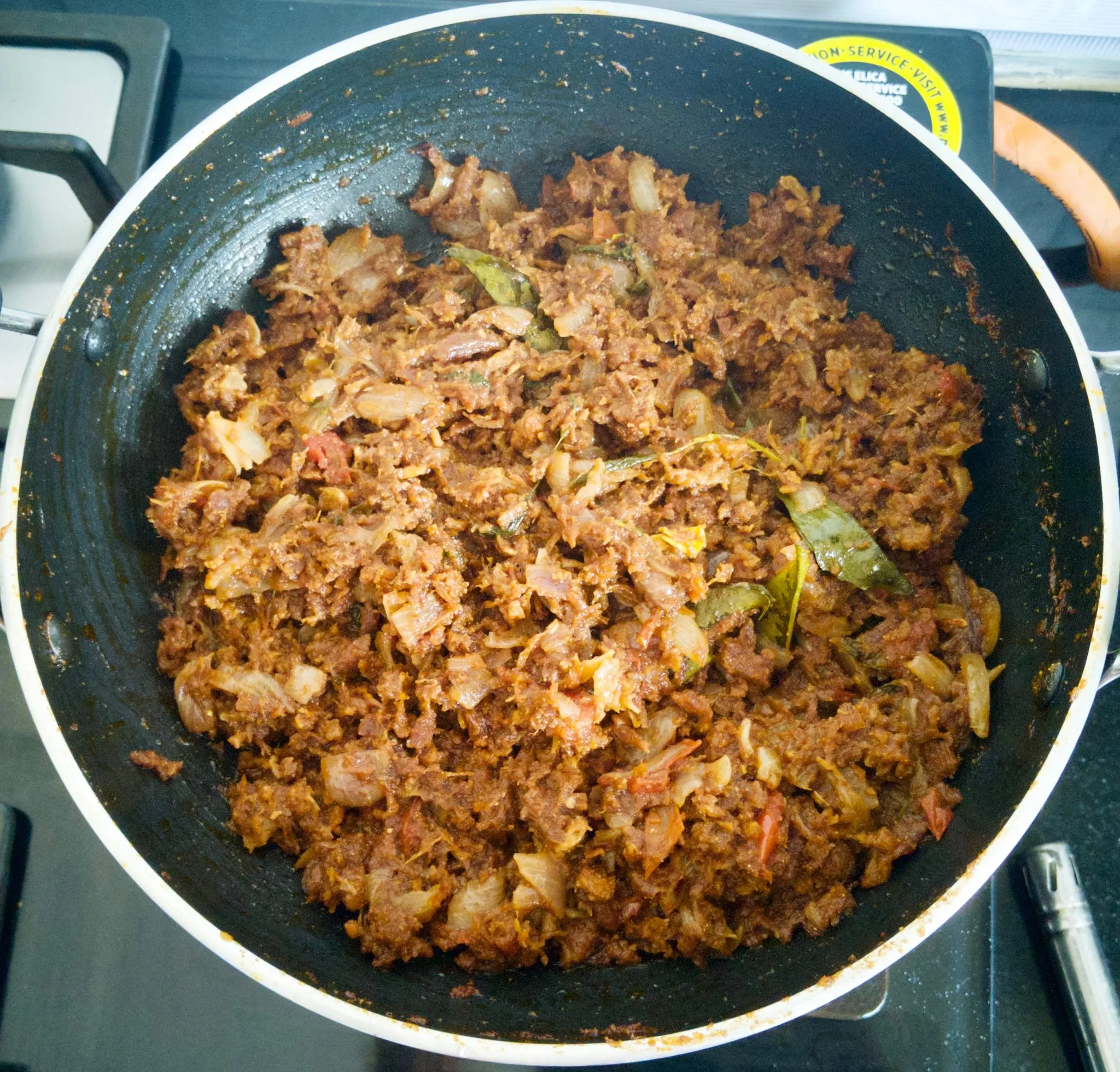 dry meat jerk curry