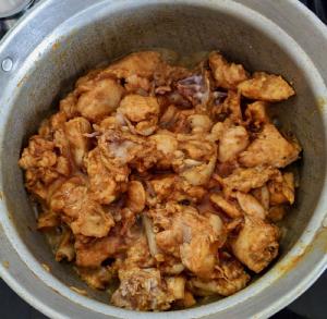 marinated boiled chicken